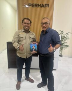 Bersama ketua umum PERHAPI @perhapipusat Bapak ir. Sudirman Widhy Hartono ST.,MM.,IPU.,ASEAN Eng.